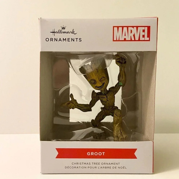 Hallmark Christmas Ornament Groot Marvel New - Picture 1 of 7